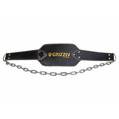 Grizzly Fitness Leather Dip Belt