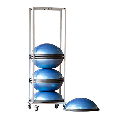 Small Storage Rack for BOSU w/6 BOSU Pro Balance Trainer Unit Only