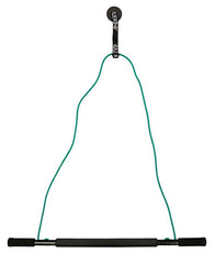 CanDo over door exercise bar and tubing, Green - medium