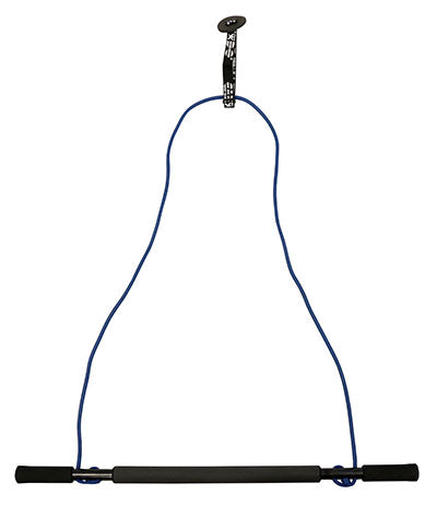 CanDo over door exercise bar and tubing, Blue - heavy