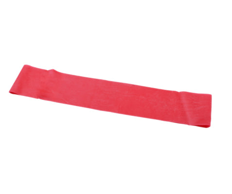 CanDo Band Exercise Loop - 15" Long - Red - light, 10 each