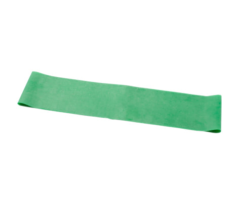 CanDo Band Exercise Loop - 15" Long - Green - medium, 10 each