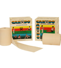 CanDo Low Powder Exercise Band - Twin-Pak - 100 yard (2 x 50 yard rolls) - Tan - xx-light