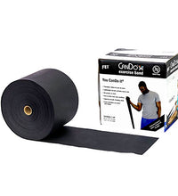 CanDo Latex Free Exercise Band - 50 yard roll - Black - X-heavy