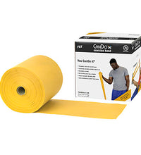 CanDo Latex Free Exercise Band - 50 yard roll - Gold - XXX-heavy