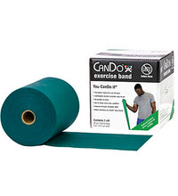 CanDo Latex Free Exercise Band - 25 yard roll - Green - medium