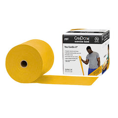 CanDo Latex Free Exercise Band - 25 yard roll - Gold - xxx-heavy