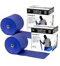 CanDo Latex Free Exercise Band - 100 yard (2 x 50 yard rolls) - Blue-Heavy