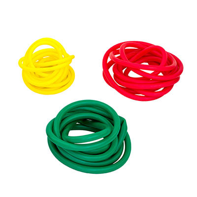 CanDo Latex-Free Exercise Tubing - PEP Pack - Easy (Yellow, Red, Green)