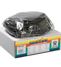 CanDo Latex Free Exercise Tubing - 100' dispenser roll - Black - x-heavy