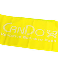 CanDo Latex Free Exercise Band - 5' length - Yellow - x-light