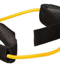 CanDo Exercise Tubing with Cuff Exerciser - 35" - Yellow - X-light