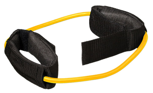 CanDo Exercise Tubing with Cuff Exerciser - 35" - Yellow - X-light