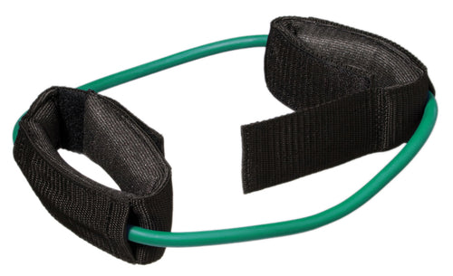 CanDo Exercise Tubing with Cuff Exerciser - 35" - Green - medium