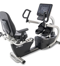 Spirit, CRS800S Recumbent Stepper, 73" x 23" x 34"