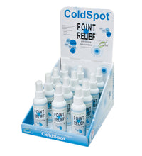 Point Relief ColdSpot Lotion - Retail Display with 12 x 3 oz Spray Bottle