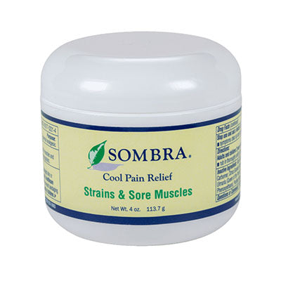 Sombra Cool Pain Relief - Strains and Sore Muscles, 4 oz Jar