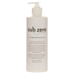 Sub Zero Gel - 16 oz pump bottle, case of 12