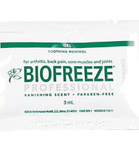 Biofreeze Professional Green Gel, 3 gm single gel pack