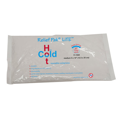 Relief Pak Val-u Pak LiTE Cold n' Hot Pack - 5" x 10" - Case of 12