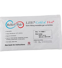 Relief Pak Val-u Pak LiTE Cold n' Hot Pack - 8" x 14" Case of 12
