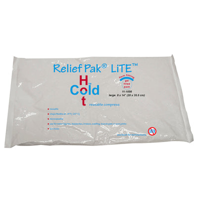 Relief Pak Val-u Pak LiTE Cold n' Hot Pack - 8" x 14" Case of 12