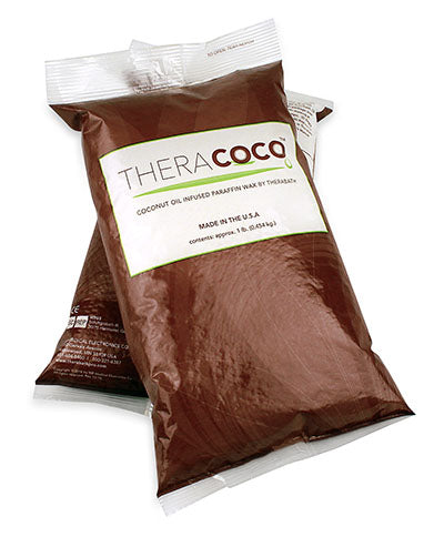 Therabath, TheraCOCO Refill Paraffin Wax, 24 x 1-lb Bag, Clearly Coconut