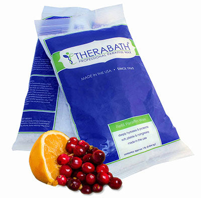 Therabath, Refill Paraffin Wax, 24 x 1-lb Bags of Beads, Cranberry Zest