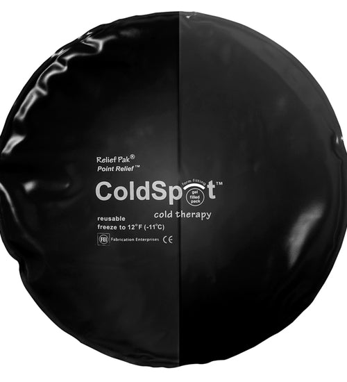 Relief Pak ColdSpot Black Urethane Pack - circular - 10" diameter