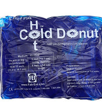 Relief Pak Cold n' Hot Donut Compression Sleeve - medium (for 10-15" circumference) - Case of 10