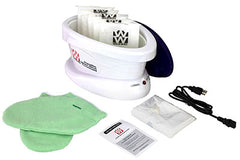 WaxWel Paraffin Bath - Standard Unit Includes: 65 Liners, 1 Mitt, 1 Bootie and 6 lb Citrus Paraffin