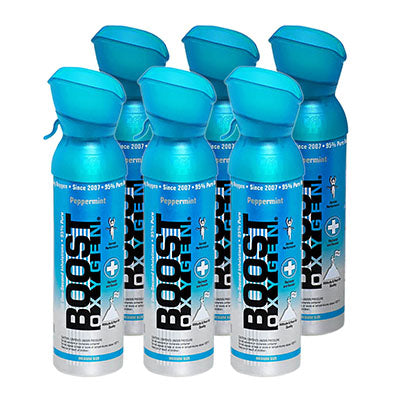 Boost Oxygen, Peppermint, Medium (5-Liter), Case of 6