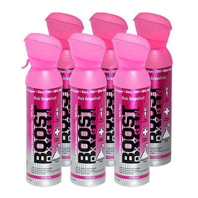 Boost Oxygen,  Pink Grapefruit, Medium (5-Liter), Case of 6