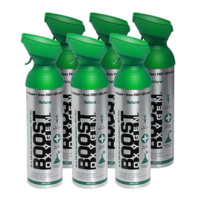 Boost Oxygen, Natural, Large (10-Liter), Case of 6