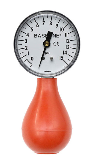 Baseline Dynamometer - Pneumatic Squeeze Bulb - 15 PSI Capacity, no reset