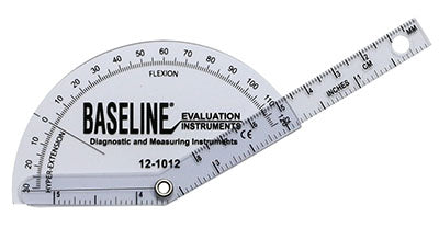 Baseline Plastic Goniometer - Finger - Flexion to Hyper-Extension