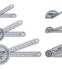 Baseline Plastic Goniometer - HiRes 6-piece Set, 25-pack