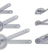 Baseline Plastic Goniometer - 6-piece Set