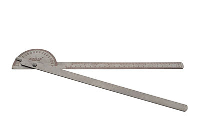 Baseline Metal Goniometer - 180 Degree Range - 14 inch Legs - Conzett