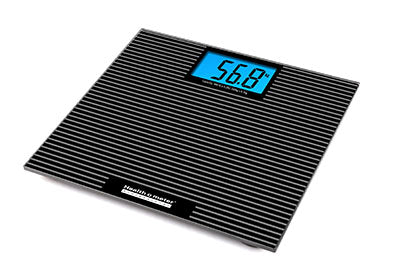 Digital Glass Scale with Anti-Slip Tread and Backlight (440 lb/200 kg), 13" x 13" Platform