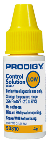 Prodigy Control Solution, Low, 4 ml