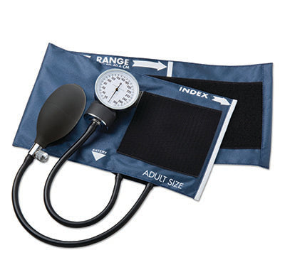 Sphygmomanometer - Pocket - Aneroid Type with Adult Cuff, 25-pack