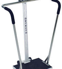 Detecto, 6855 Bariatric Scale, Digital, 600 lb x .2 lb / 270 kg x .1 kg, 18" x 14" Platform, AC Adapter