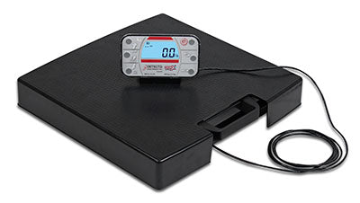 Detecto, APEX Portable Scale, Remote Indicator, Integral Carrying Handle, 600 lb x 0.2 lb / 300 kg x 0.1 kg