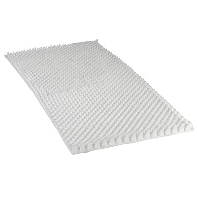 Convoluted Eggcrate Foam Mattress Pad, 33" x 74" x 4"