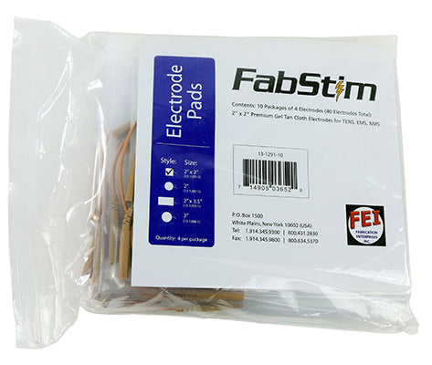 FabStim Electrode, 2" Square, 40/bag (10 sheets of 4)