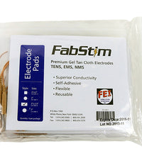 FabStim Electrode, 2 x 3.5" Rectangle, 40/bag (10 sheets of 4)