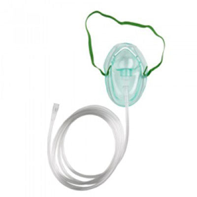 Adult Oxygen Mask with 7' tubing, 50/case