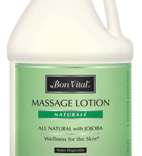 Bon Vital Naturale Massage Lotion - 1 gallon bottle - Case of 4