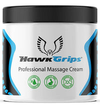 HawkGrips Professional Massage Cream, 8 oz. Jar, Fragrance-Free, Each